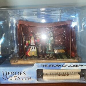 Heroes of Faith The Story Of Joseph Religious Biblical Figurine Nativity Set